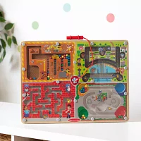 Melissa & Doug Paw Patrol 2 Wooden Magnetic Wand Maze Board