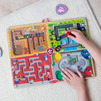 Melissa & Doug Paw Patrol 2 Wooden Magnetic Wand Maze Board
