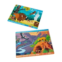 Melissa & Doug Npf 24 Piece Jigsaw Puzzle Bundle 2-pc. Puzzle