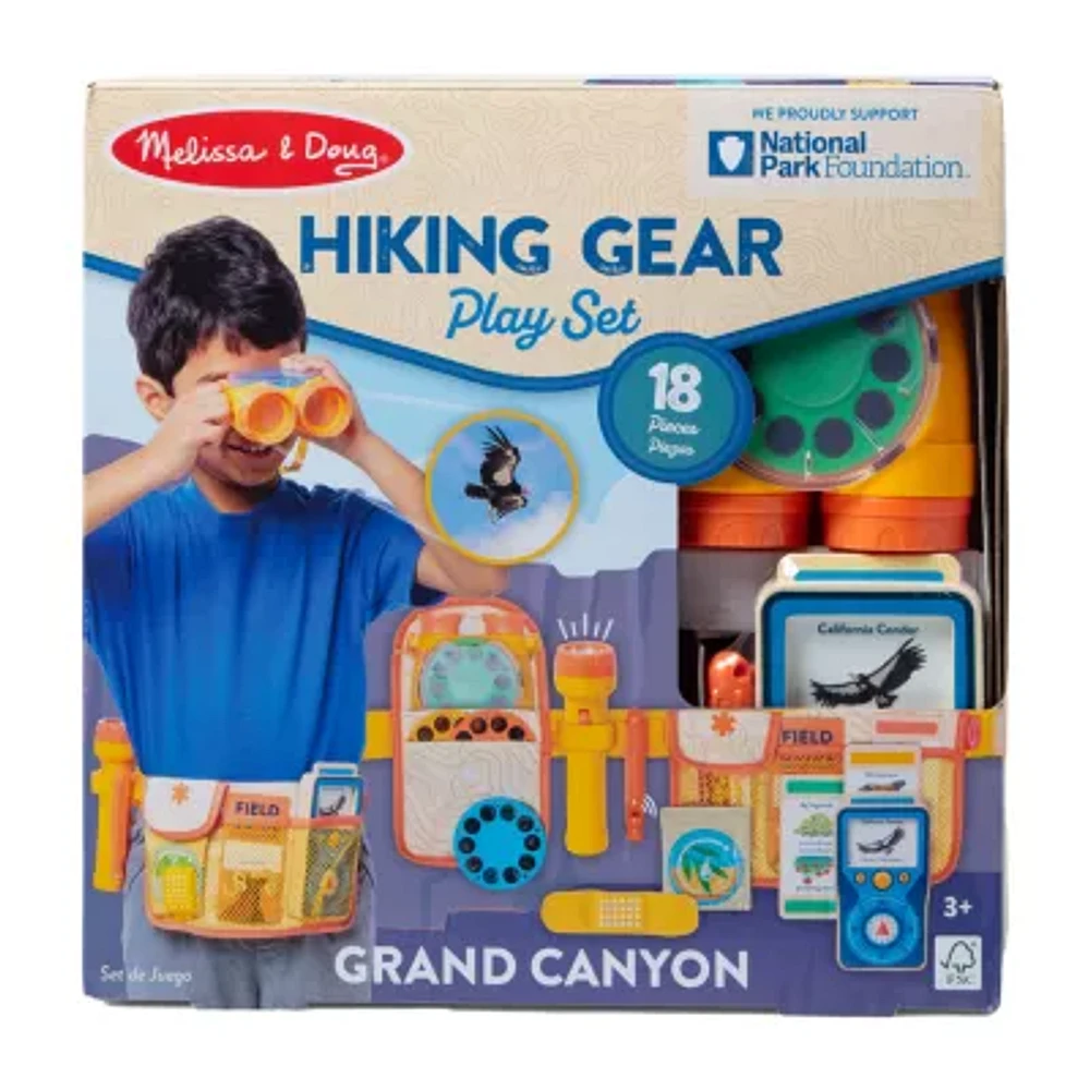 Melissa & Doug Grand Canyon Hiking Gear Play Set Discovery Toy