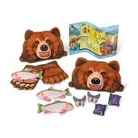 Melissa & Doug Yellowstone Grizzly Bear Game Play Set Plush Play Set