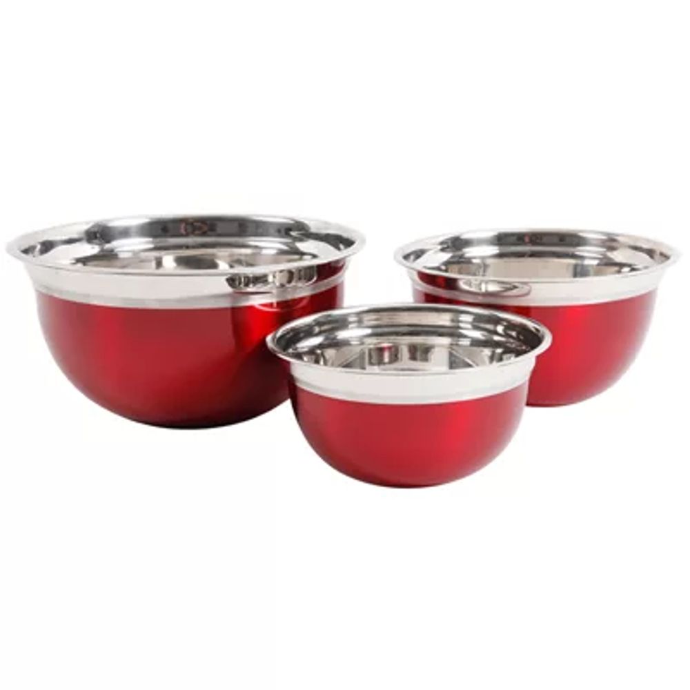 Rosamond 3 Pack Round Mixing Bowl