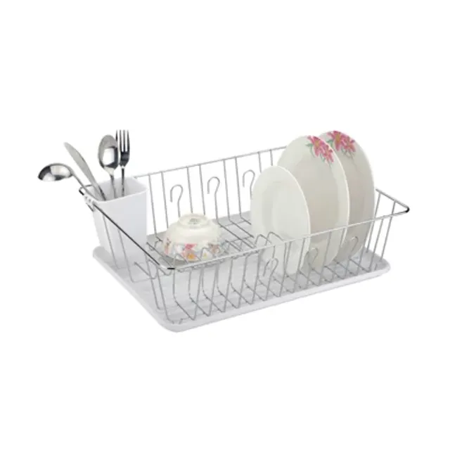 MegaChef 22 inch Two Shelf Dish Rack