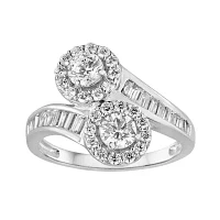 Two Forever™ 1 C.T. T.W. Natural Diamond 10K White Gold Ring