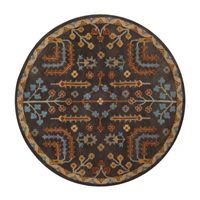 Safavieh Heritage Collection Noah Oriental Round Area Rug