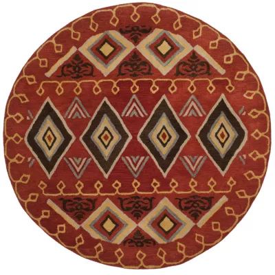 Safavieh Heritage Collection Ruth Geometric Round Area Rug