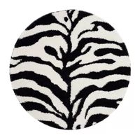 Safavieh Shag Collection Lennox Animal Round Area Rug