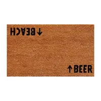 Calloway Mills Beach Beer Outdoor Rectangular Doormats