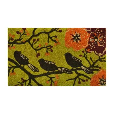 Calloway Mills Birds In A Tree Outdoor Rectangular Doormat