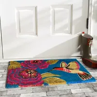 Calloway Mills Hummingbird Delight Outdoor Rectangular Doormat