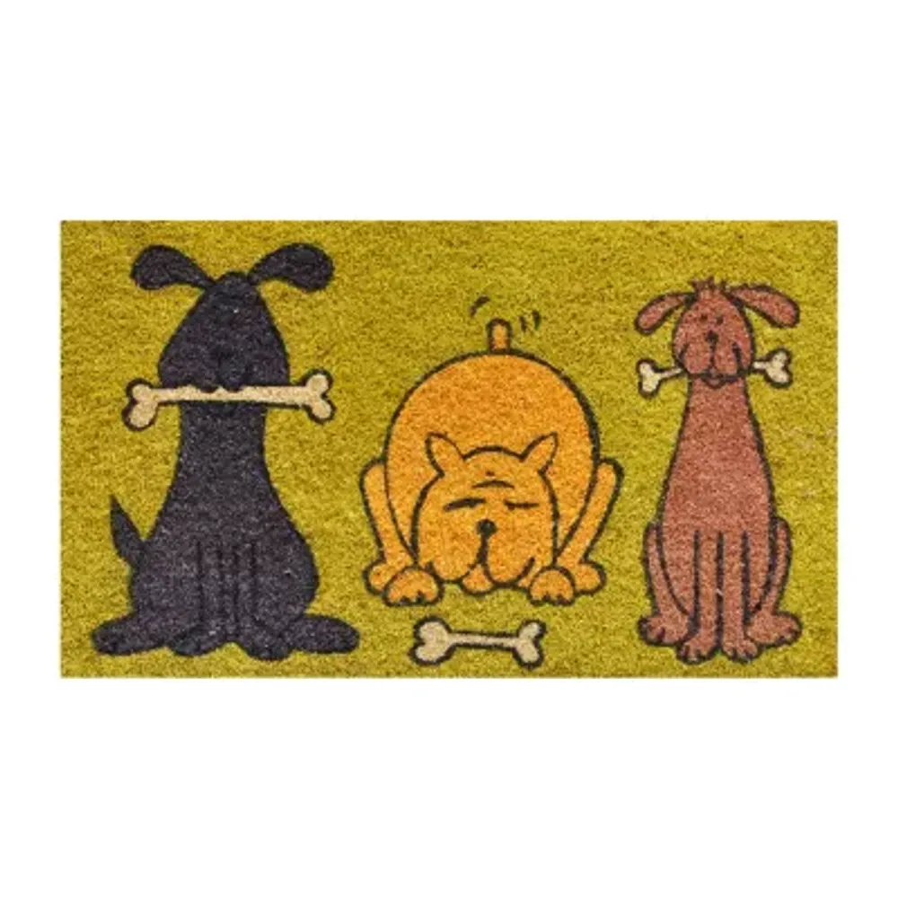 Calloway Mills Doggie Fun Outdoor Rectangular Doormats