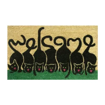 Calloway Mills Cats Welcome Outdoor Rectangular Doormats