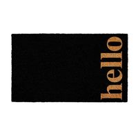 Calloway Mills Vertical Hello Outdoor Rectangular Doormat