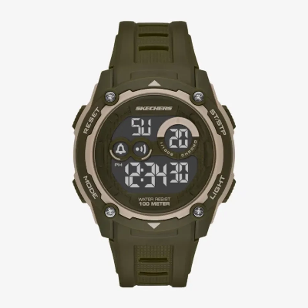 Skechers Mens Green Strap Watch Sr1151