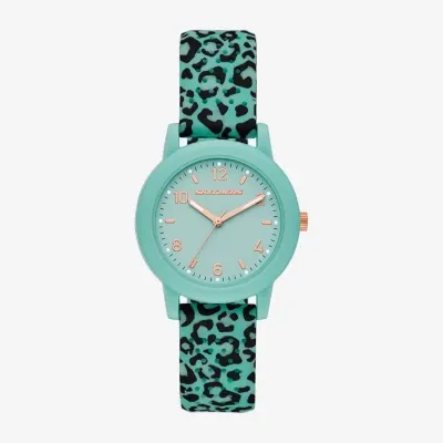 Skechers Womens Green Strap Watch Sr6273