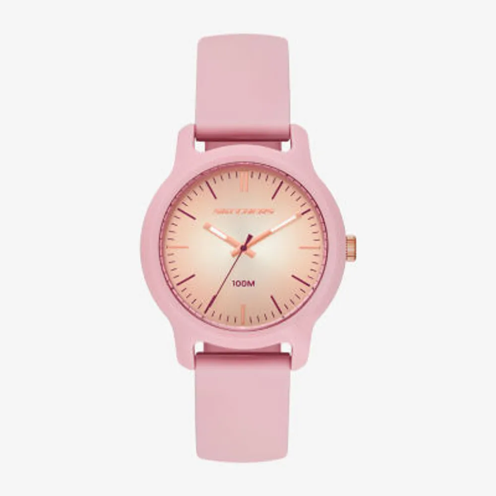 Skechers Womens Pink Strap Watch Sr6266