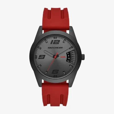 Skechers Mens Red Strap Watch Sr5200