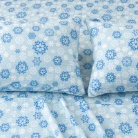 Linery Charming Winter Flannel Wrinkle Resistant Sheet Set