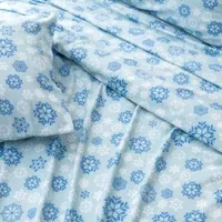 Linery Charming Winter Flannel Wrinkle Resistant Sheet Set
