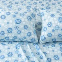 Linery Charming Winter Flannel Wrinkle Resistant Sheet Set