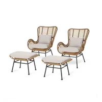 Chalet Chair + Ottoman Set