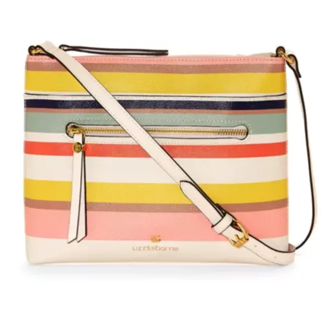 Liz Claiborne Penny Crossbody Bag, Color: Poppy Stripe - JCPenney