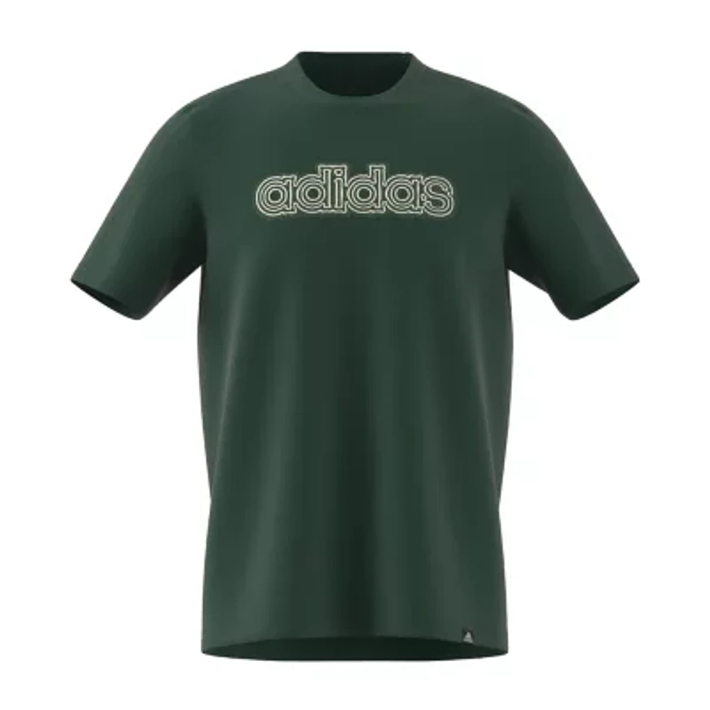 adidas Mens Crew Neck Short Sleeve T-Shirt