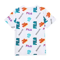 FILA Big Boys Crew Neck Short Sleeve Graphic T-Shirt