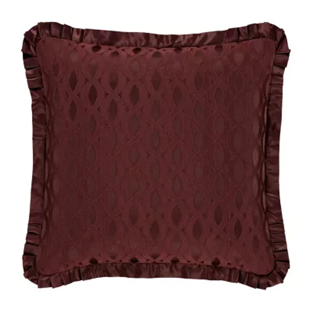 Queen Street Le Grande Maroon Euro Sham