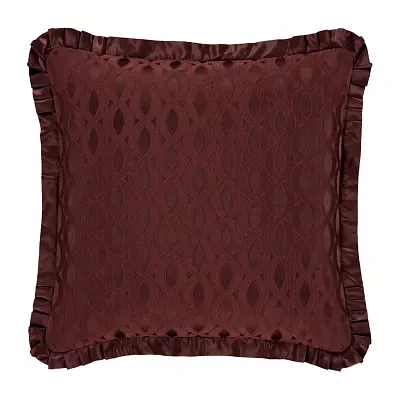 Queen Street Le Grande Maroon Euro Sham