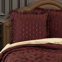 Queen Street Le Grande Maroon Euro Sham