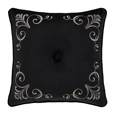 Five Queens Court Dalton Square Throw Pillow