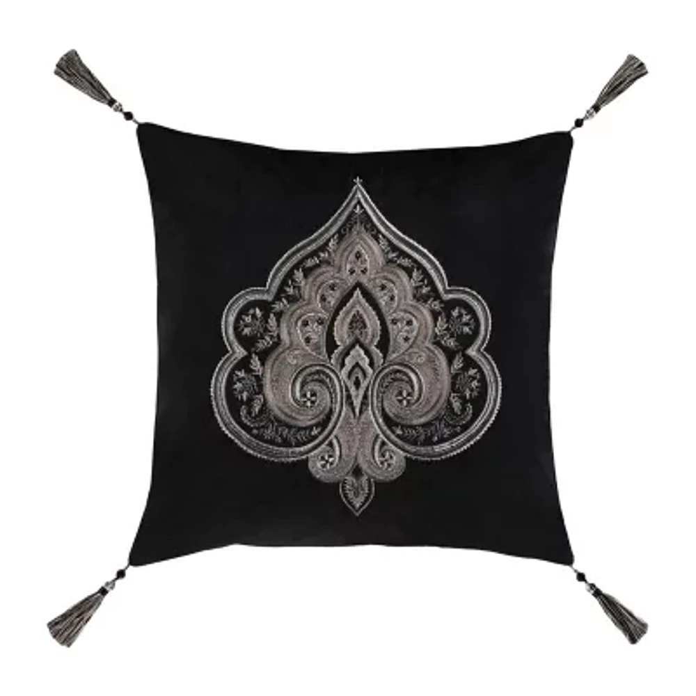 Five Queens Court Dalton Square Throw Pillow