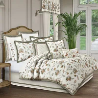 Queen Street Angela 4-pc. Floral Midweight Comforter Set