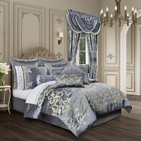 Queen Street Del Toro 4-pc. Damask + Scroll Midweight Comforter Set