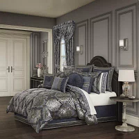 Queen Street Ashley 4-pc. Damask + Scroll Midweight Comforter Set