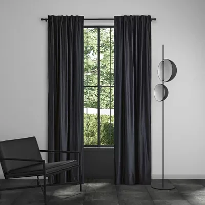 Queen Street Valletta Energy Saving Light-Filtering Rod Pocket Set of 2 Curtain Panel