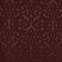 Queen Street Le Grande Maroon Rod Pocket Ascot Valance