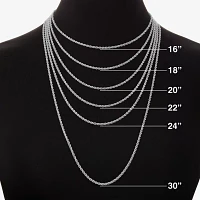Silver Reflections Womens Pure Silver Over Brass 20 Inch Snake Chain Necklace