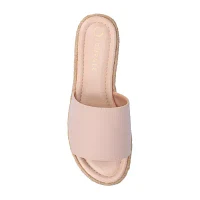 Journee Collection Womens Rosey Wedge Sandals