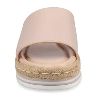 Journee Collection Womens Rosey Wedge Sandals