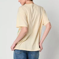 Jerry Leigh Juniors Friday Khalo Oversized Tee Girls Crew Neck Short Sleeve Graphic T-Shirt