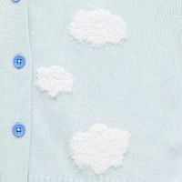 Juniors Cinnamaroll Clouds Womens V Neck Long Sleeve Button Hello Kitty Cardigan