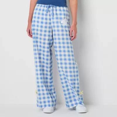 Juniors Cinnamaroll Ghinham Womens Mid Rise Straight Pull-On Pants