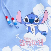 Lilo And Stitch The Movie Fleece Short Womens Mid Rise Pull-On Juniors