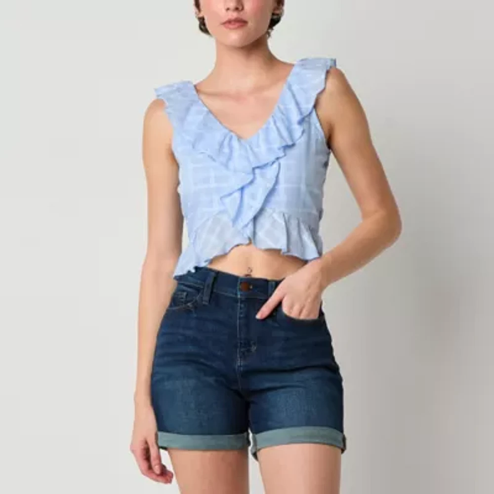Arizona Juniors Womens Sleeveless Blouse