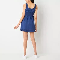 Arizona Womens Sleeveless Fit + Flare Dress Juniors