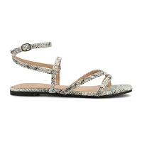 Journee Collection Womens Serissa Flat Sandals