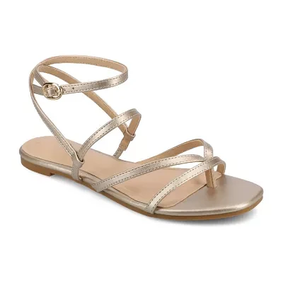 Journee Collection Womens Serissa Flat Sandals