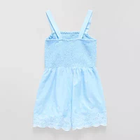 Thereabouts Little & Big Girls Sleeveless Romper